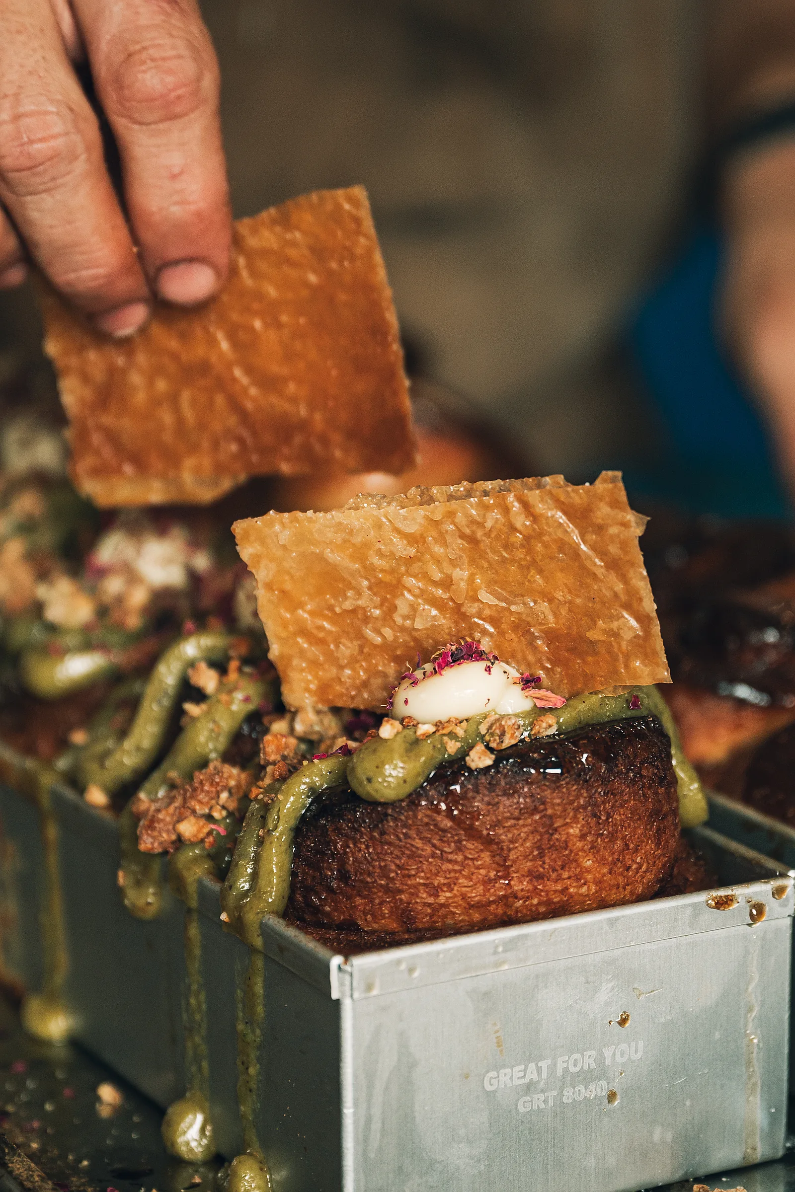 Pistachio Cinnamon Roll