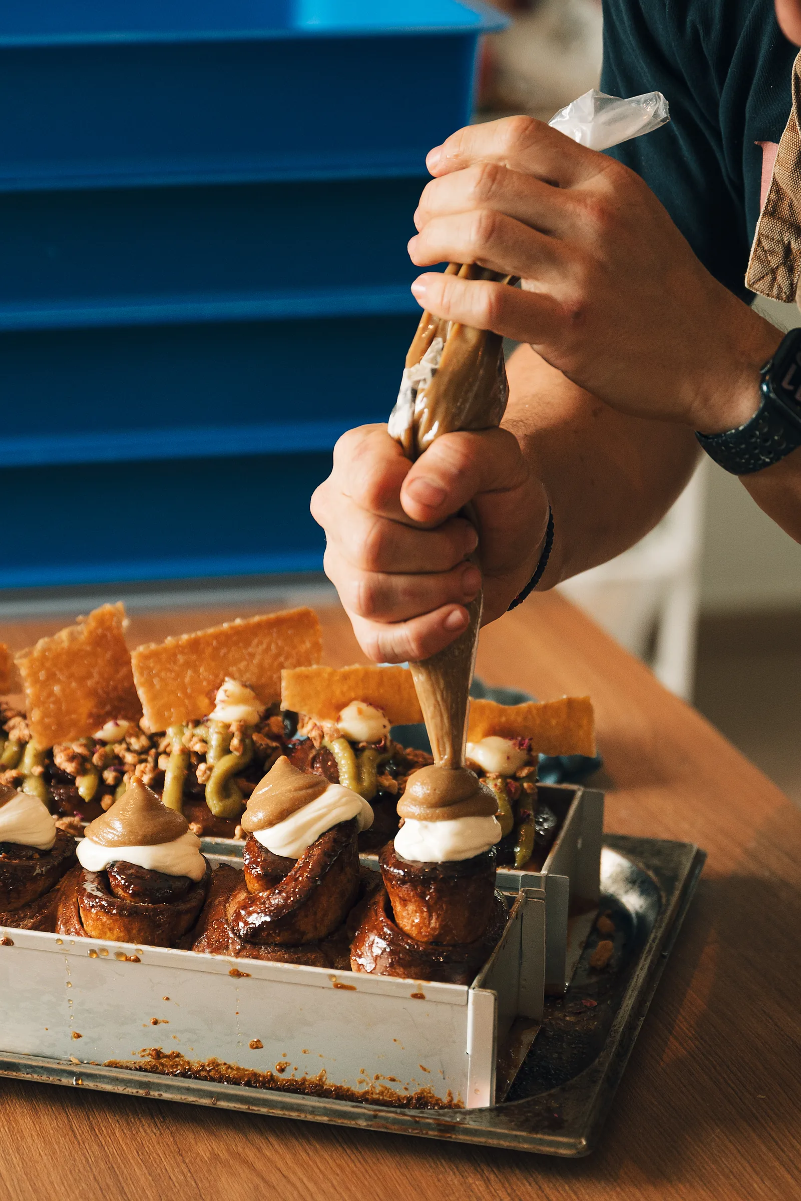 Hazelnut Cinnamon Roll