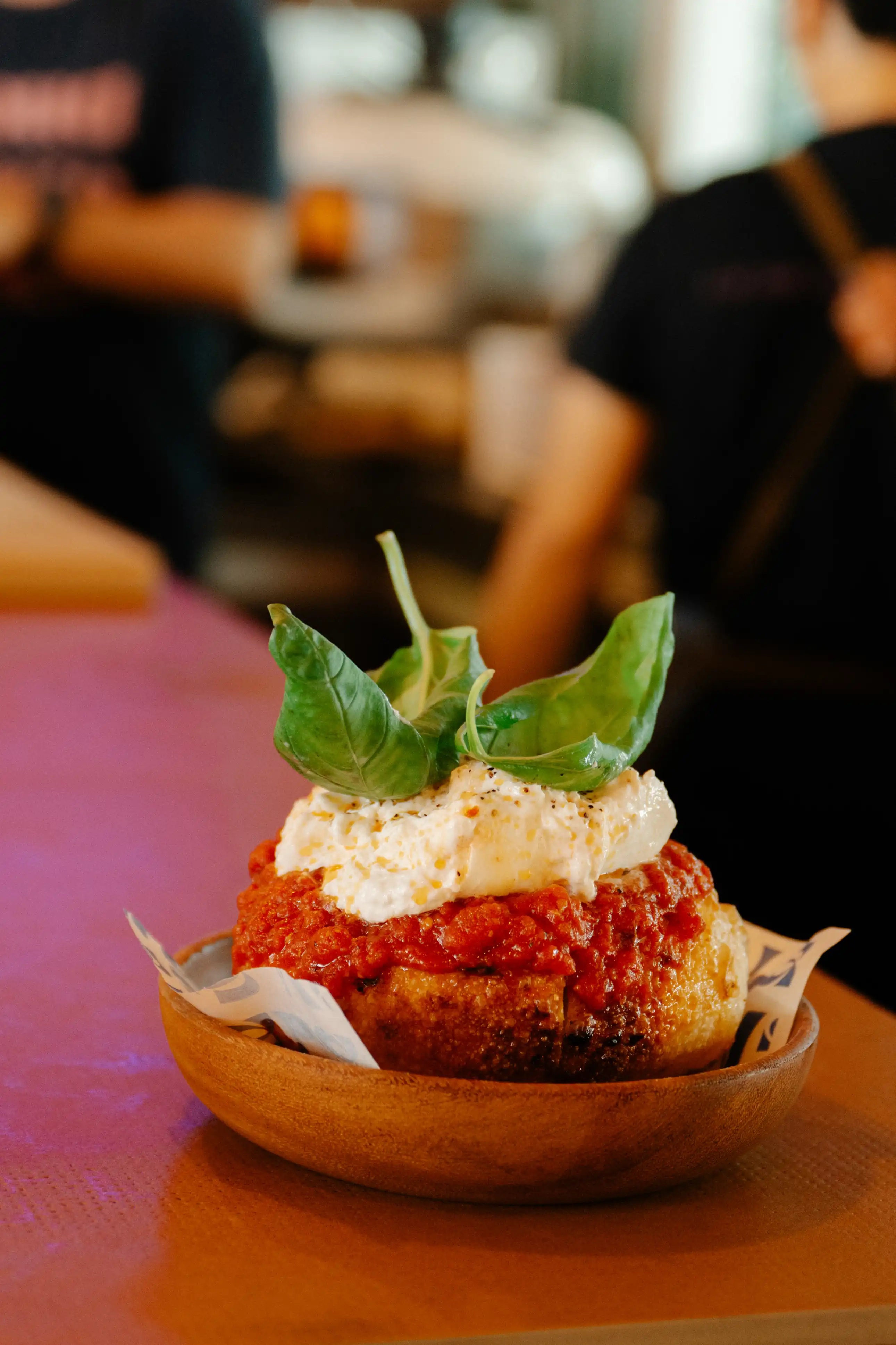 San Marzano Burrata Bread